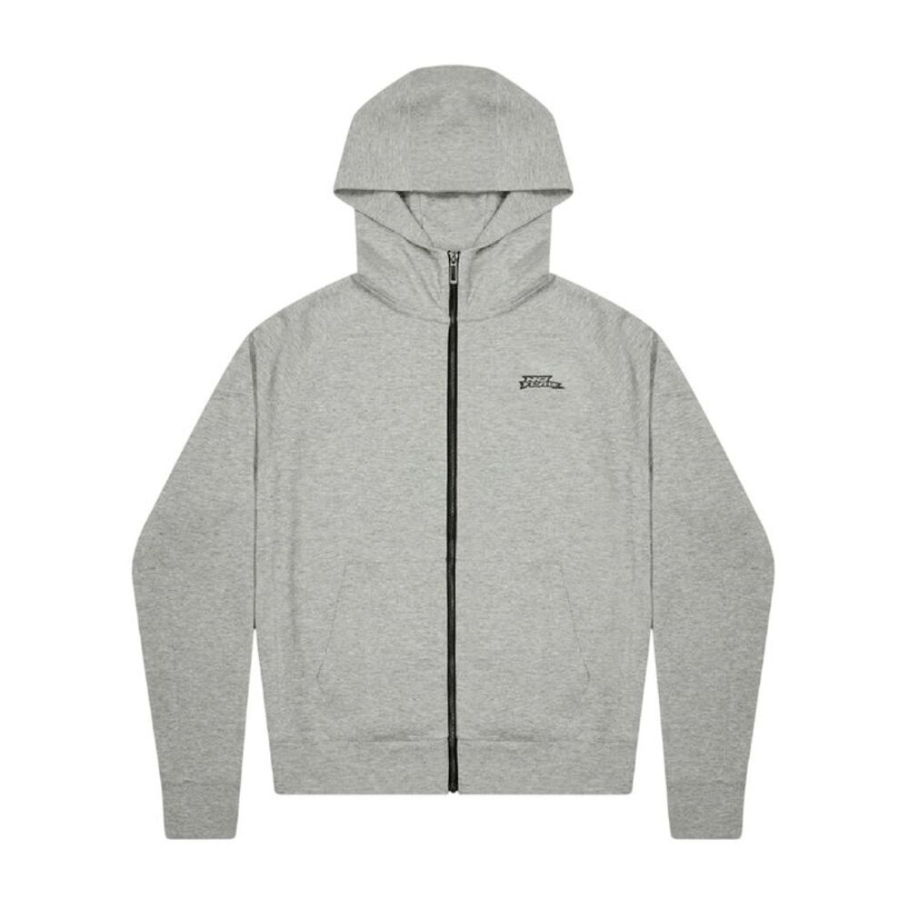 No Fear Mens Logo Cotton Full Zip Hoodie / Gray